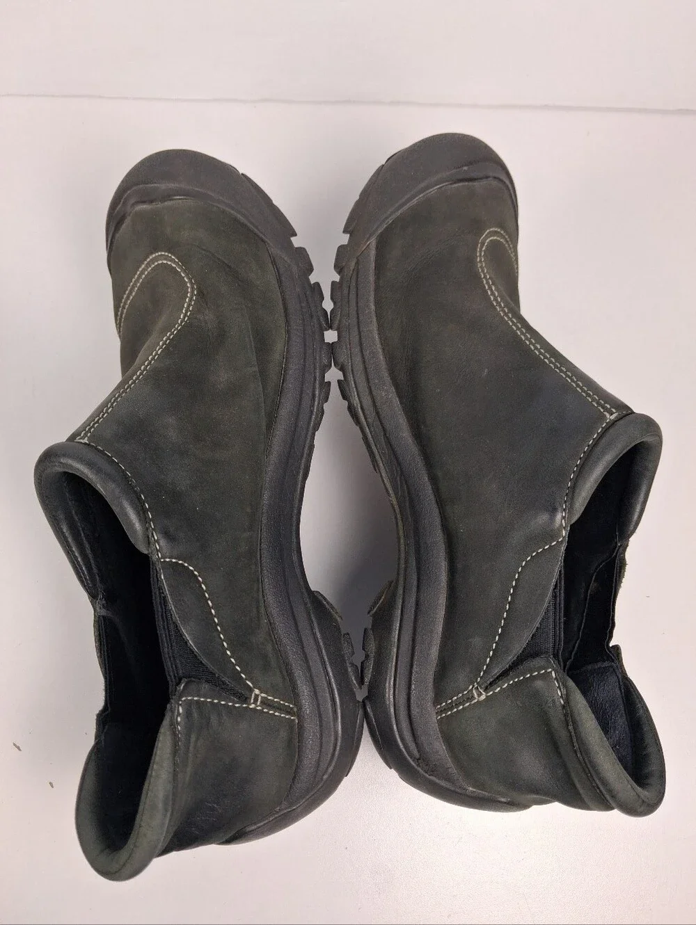 KEEN Ashland Shoes Clogs Mens 11 Black Leather Casual Slip On Comfort Gorpcore